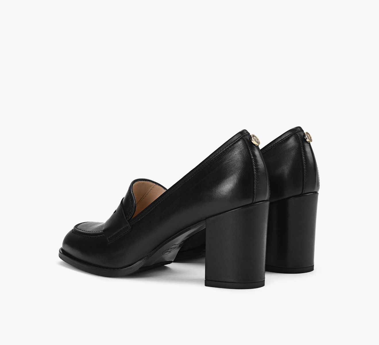【美品】Her lip to Medallion Heel Loafer 新色】Trois Heel Loafers
