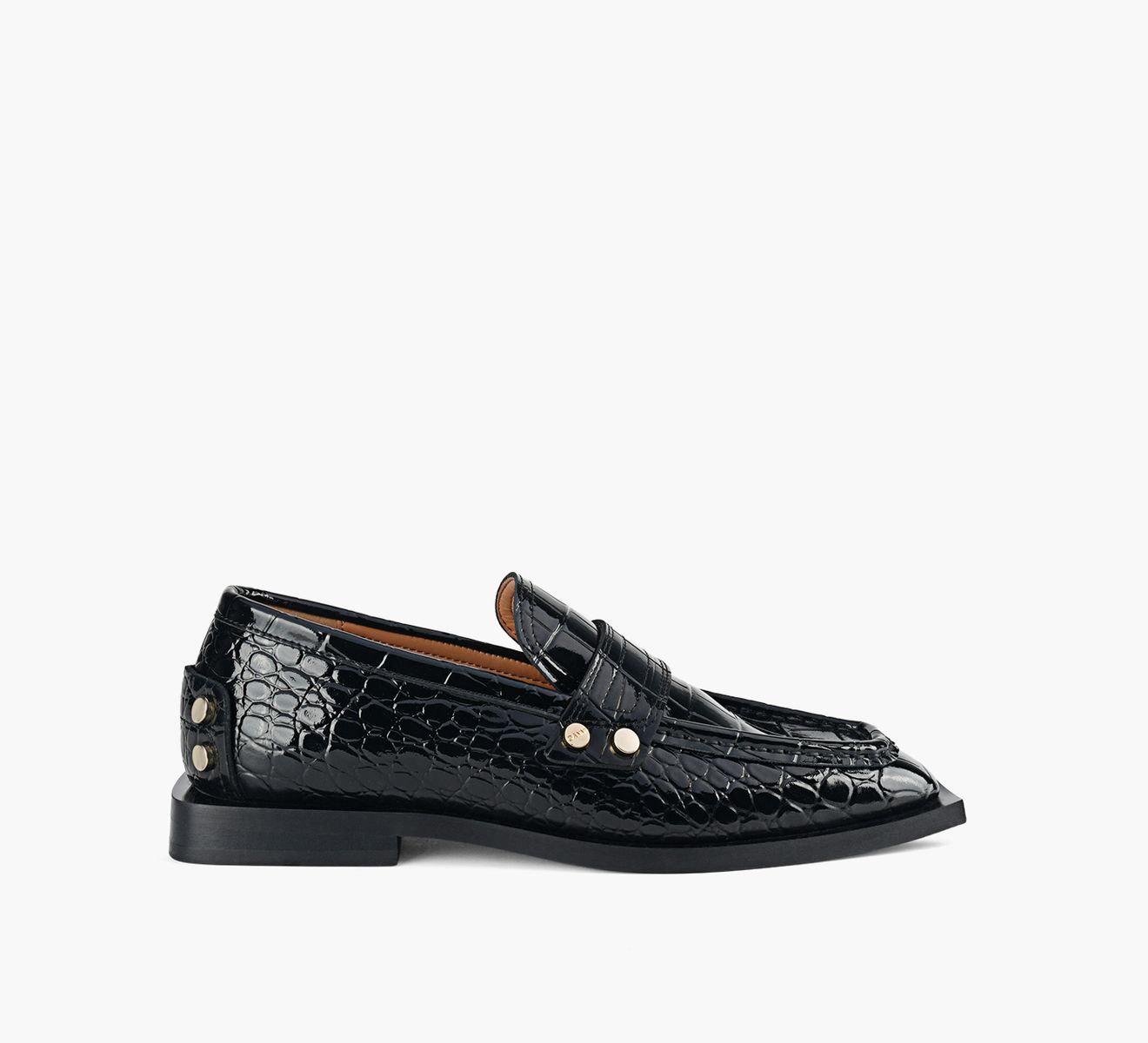 STUDS SQUARE TOE LOAFER