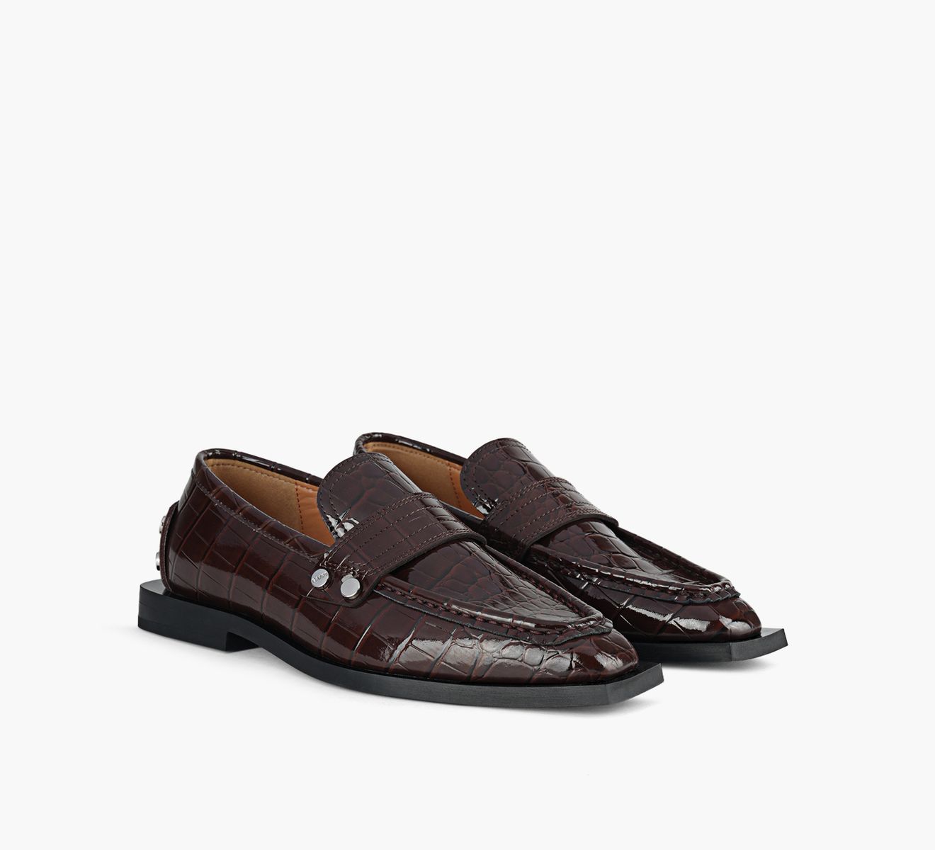 STUDS SQUARE TOE LOAFER