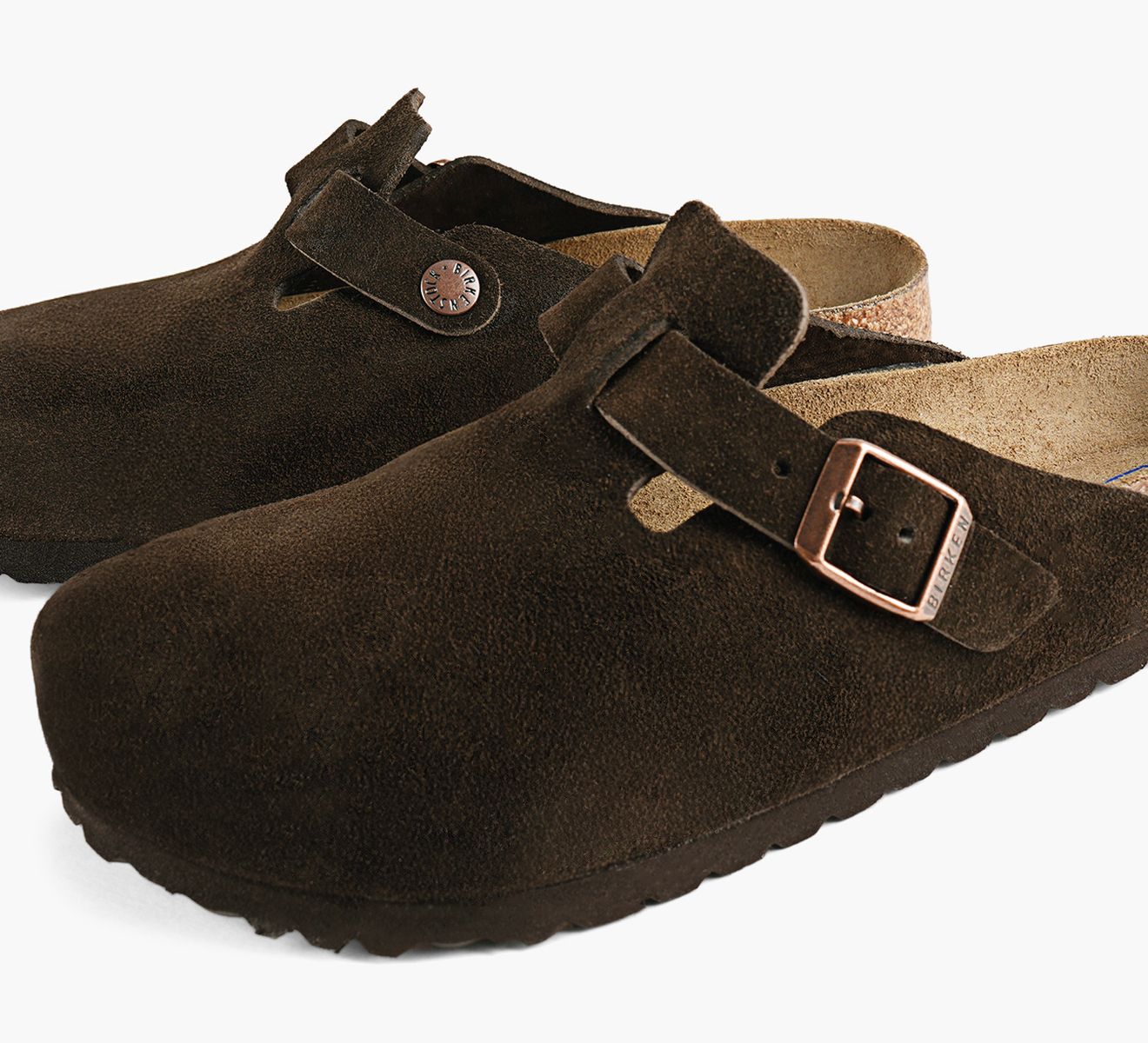 BOSTON SUEDE TONAL SOFT FOOTBED