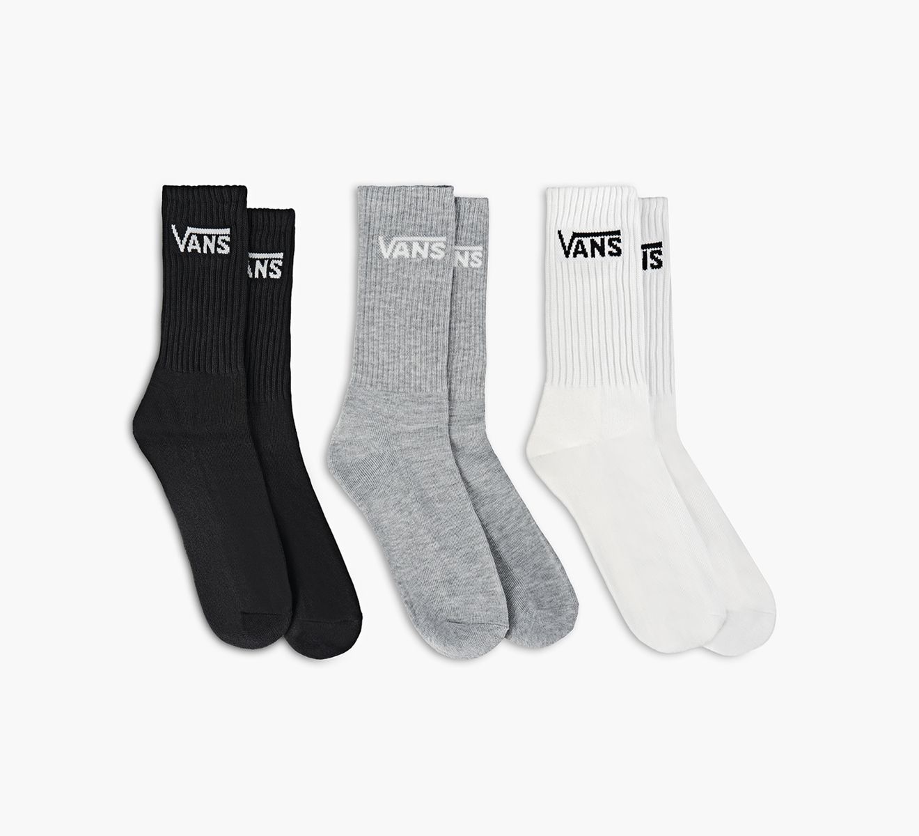 UNISEX CREW SOCKS 6 PACK