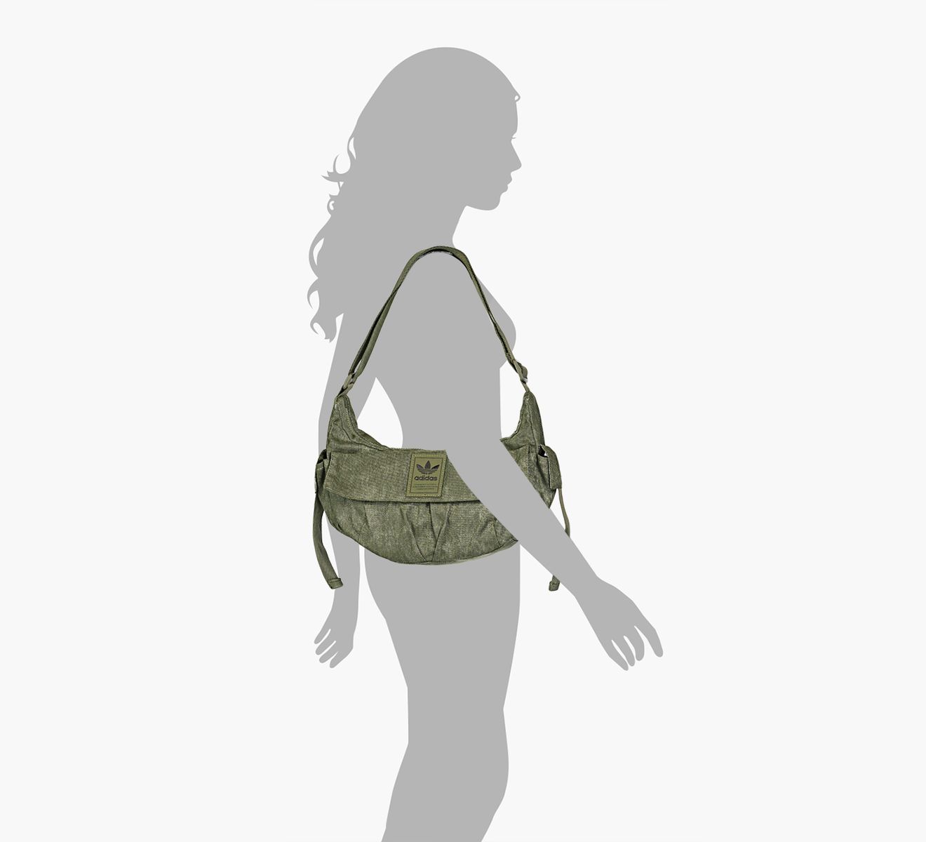 PU STUDS MOON BAG