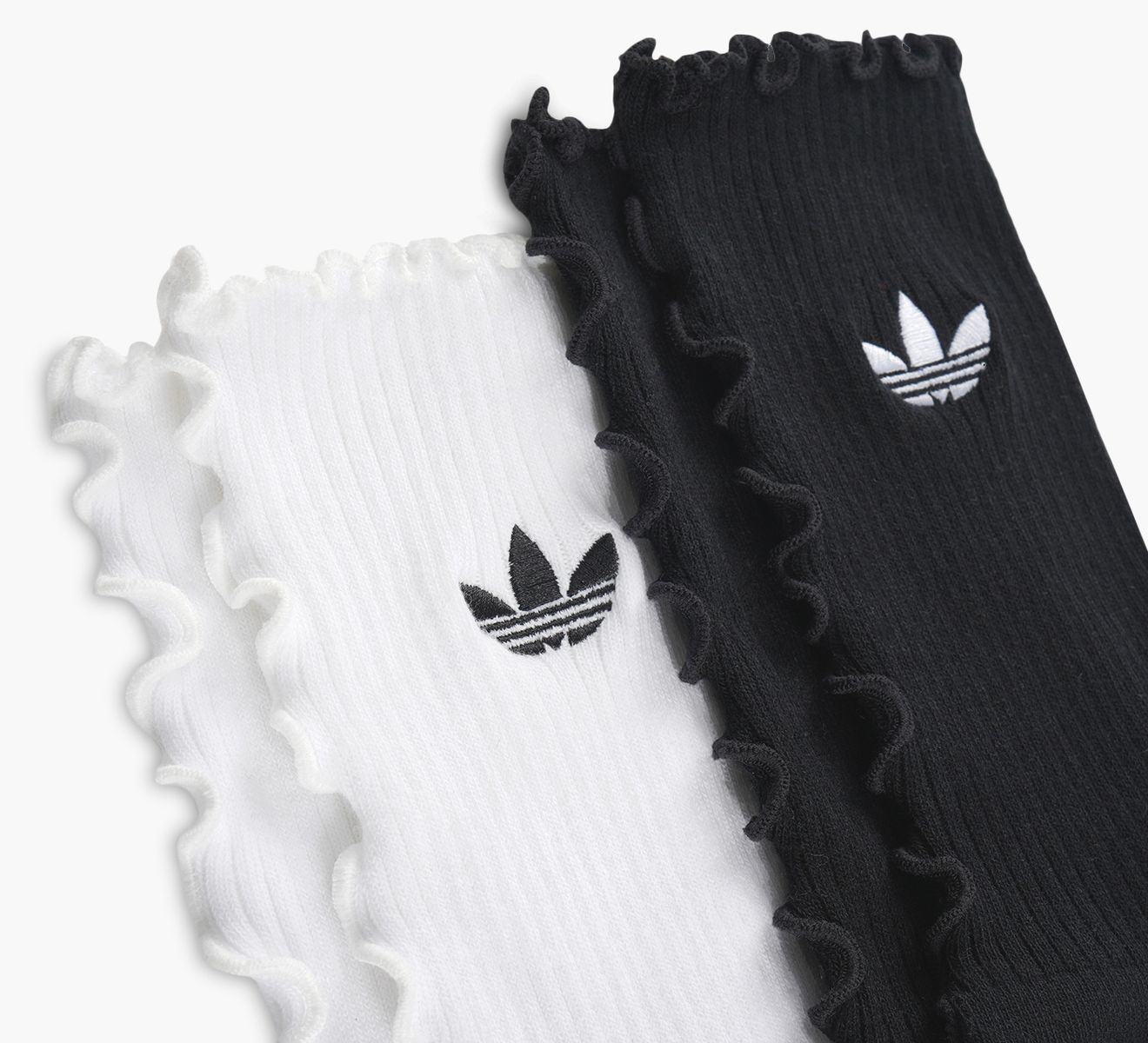 RUFFLE CREW SOCKS 2 PAIRS
