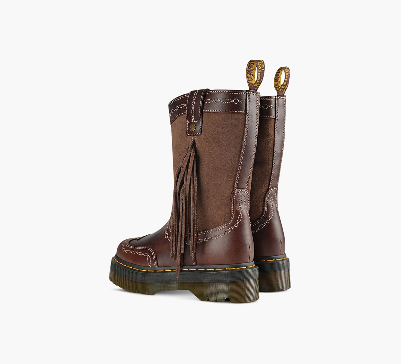 DESERT RODEO QUAD MID LEATHER & SUEDE BOOTS