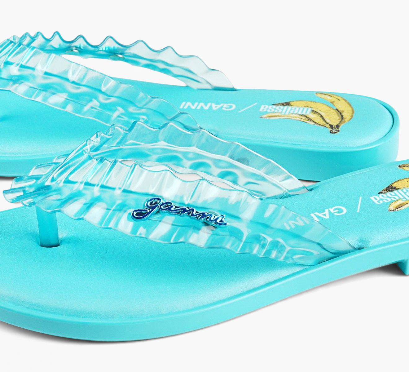 MELISSA FLIP FLOP SLIM + GANNI AD.
