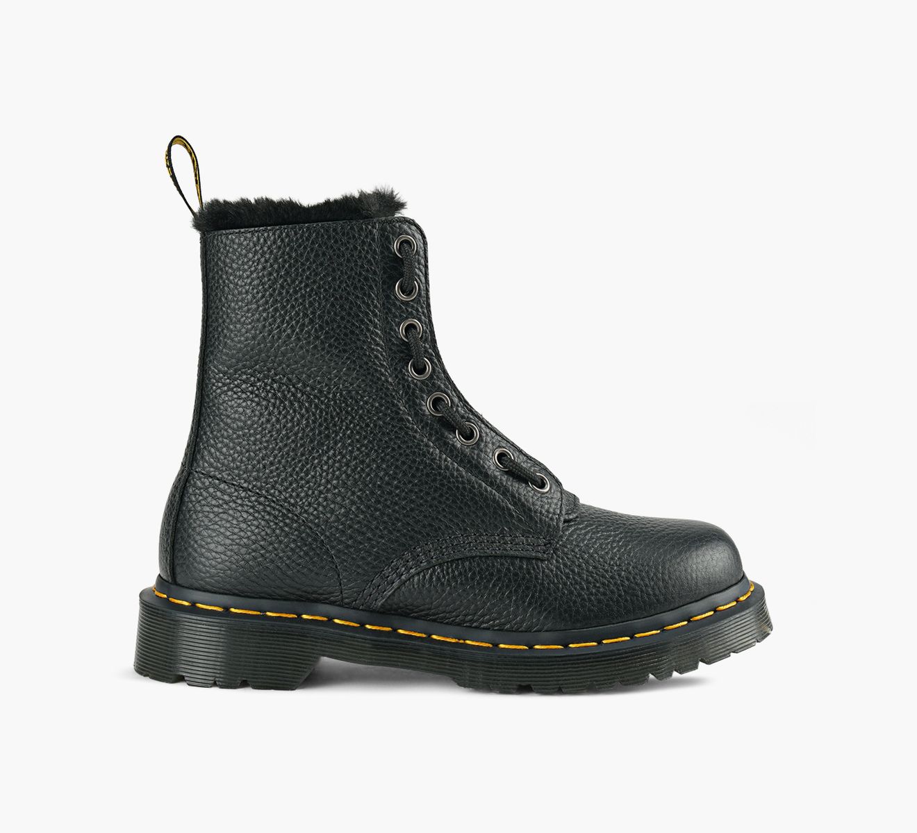 BOTTE 1460 FERMETURE ÉCLAIR AVANT DOUBLURE CHAUDE