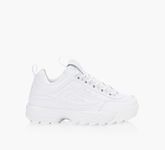Women s Fila Disruptor II Premium Triple White 9