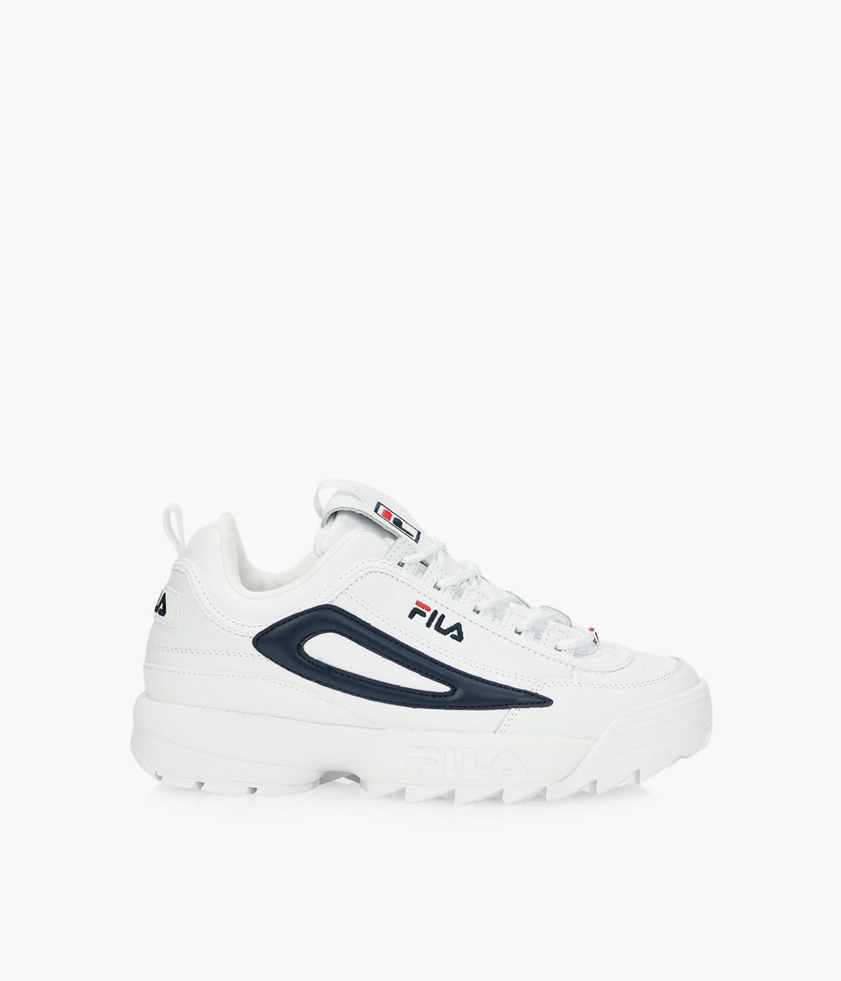 FILA DISRUPTOR II XL White Leather Browns Shoes