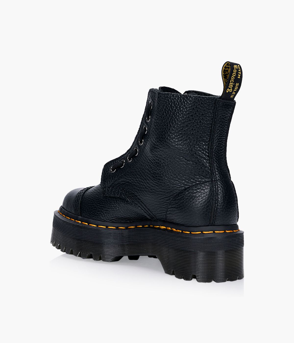 DR. MARTENS SINCLAIR PLATFORM Cuir Noir Browns Shoes