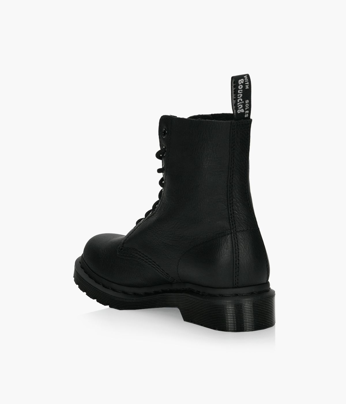 DR. MARTENS 1460 PASCAL MONO LACEUP Cuir Noir Browns Shoes