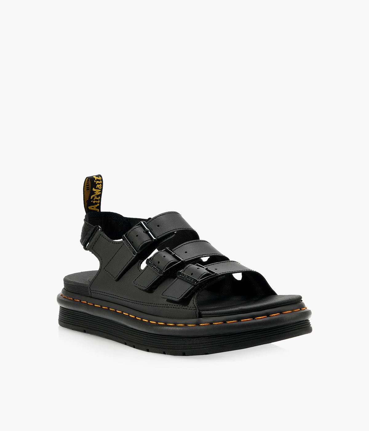 Doc marten black sandals shop
