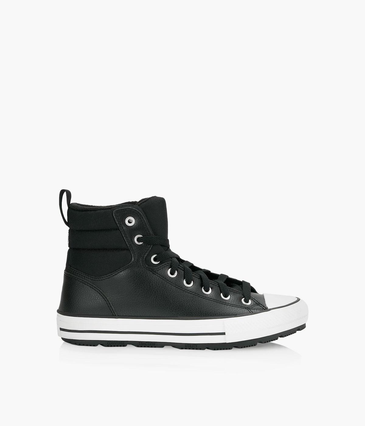 Chuck taylor padded collar shops leather high top