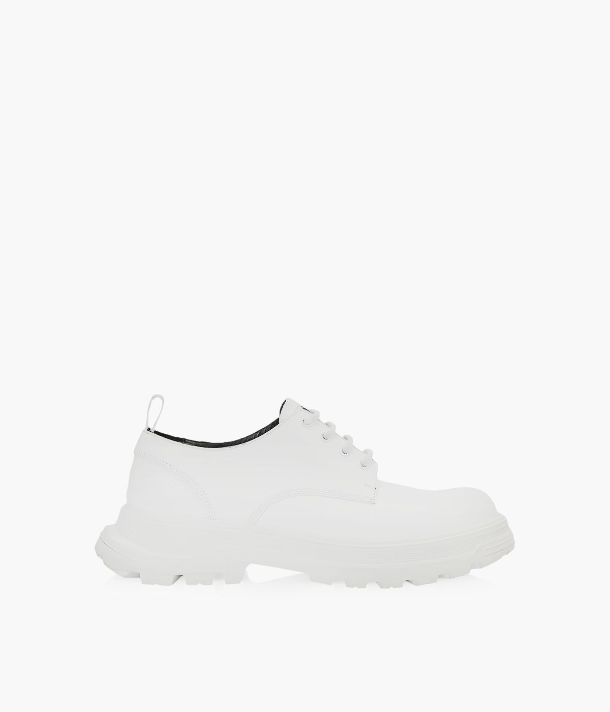 BRIMARTS CHUBBY SHOE White Leather Browns Shoes