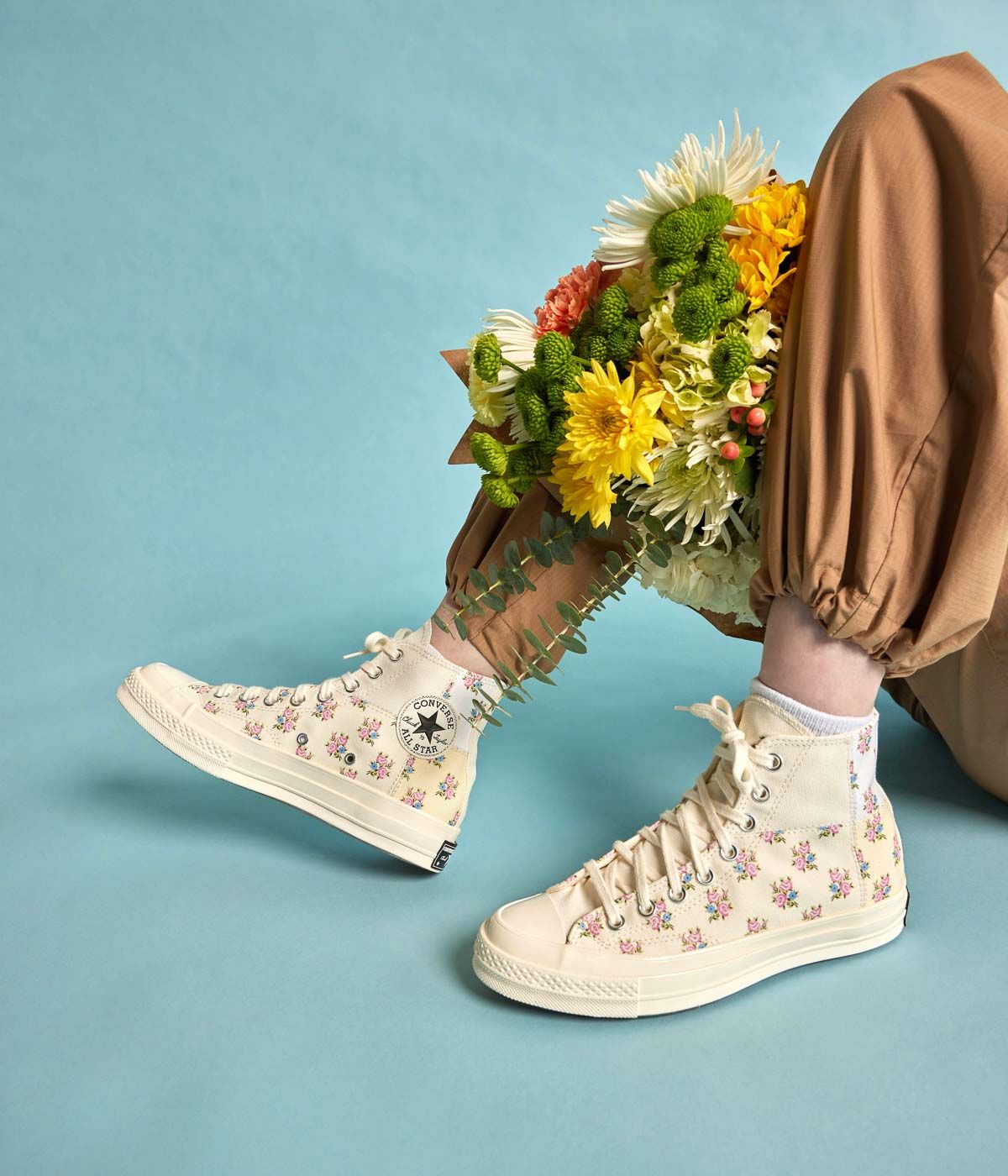 CONVERSE CHUCK 70 PATCHWORK FLORAL HIGH TOP Browns Shoes