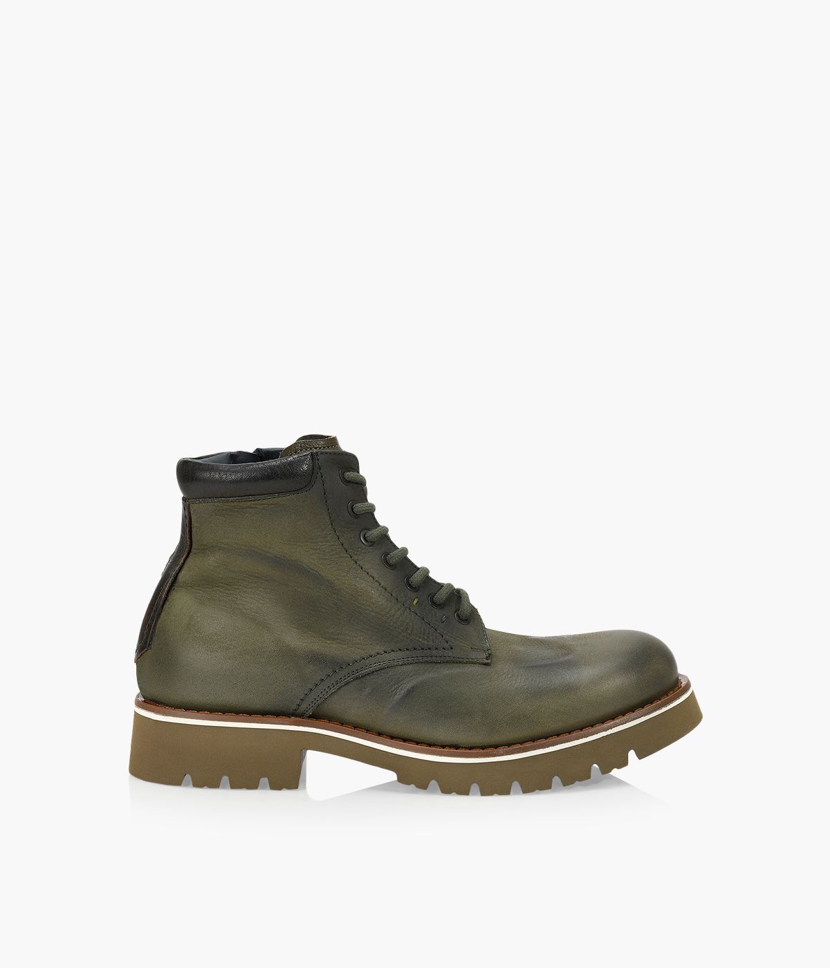 LUCA DEL FORTE GRAYSON Green Nubuck Size 9 Browns Man