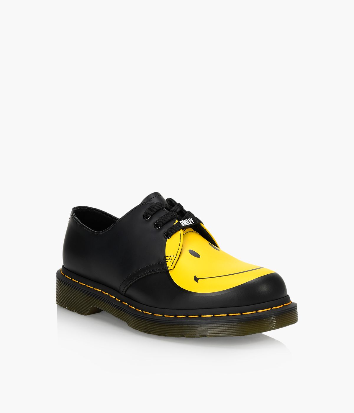 Dr martens smiley face yellow shop