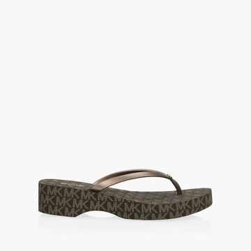 Black michael kors flip flops new arrivals