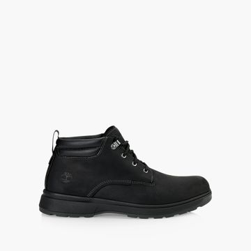 Black timberlands white sole hot sale