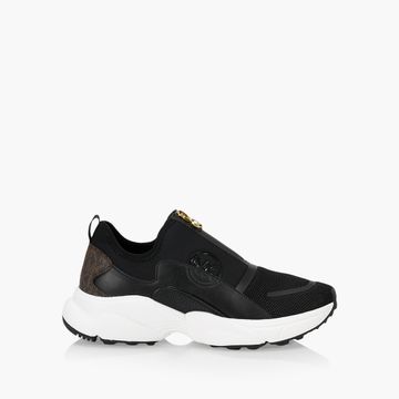 Black trainers gold zip discount