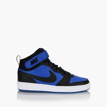 Black nike mid tops hot sale