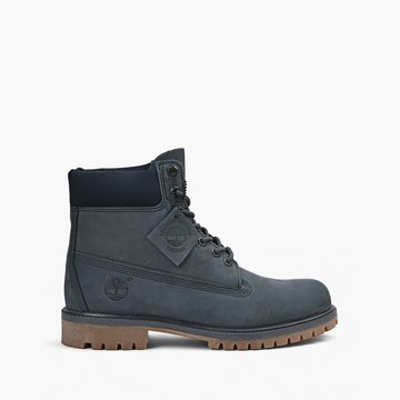 Timberland Men s 6 Inch Premium Waterproof Boots in Nubuck Marine Size 12 Leather