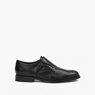 COLE HAAN CARNEGIE MONK STRAP Cuir Browns Shoes