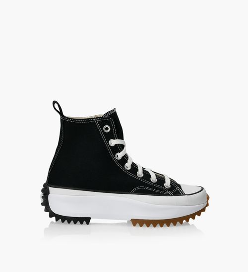 Black converse trainers ladies discount
