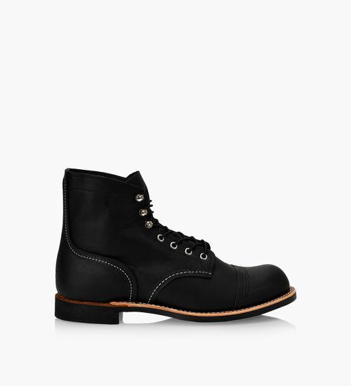 Black red wings boots on sale