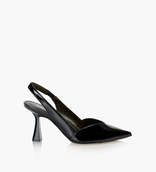 Black slingback shoes hotsell