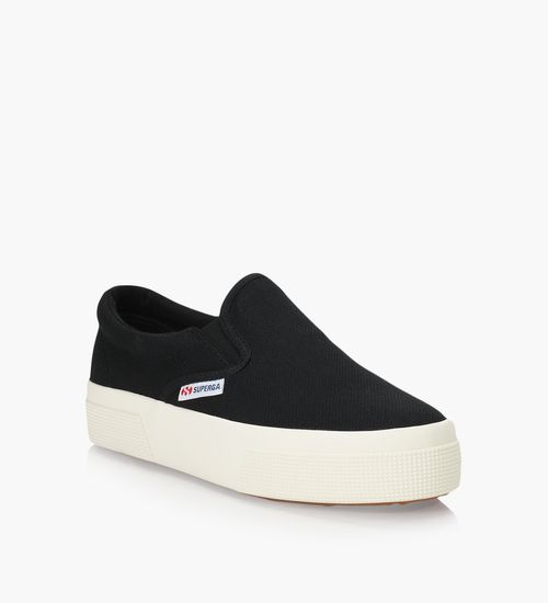 Black superga platform shop