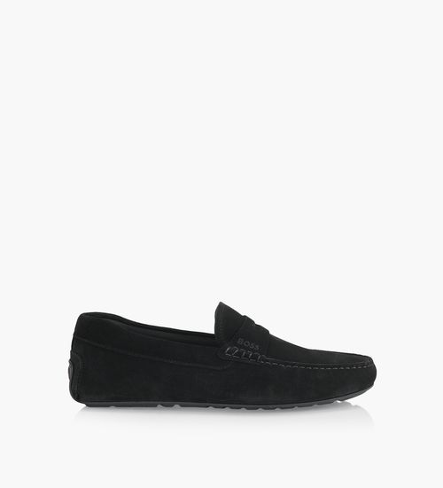 Black mens loafers hot sale