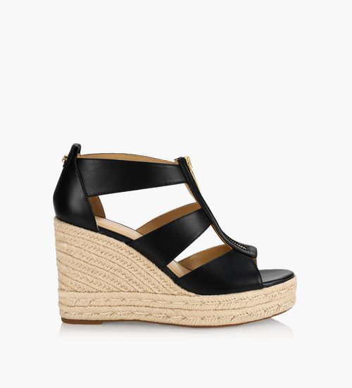 Black wedges on sale store
