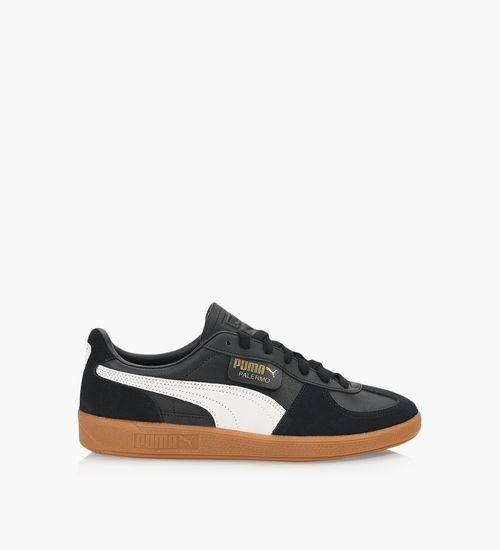 Black sneakers gum sole online