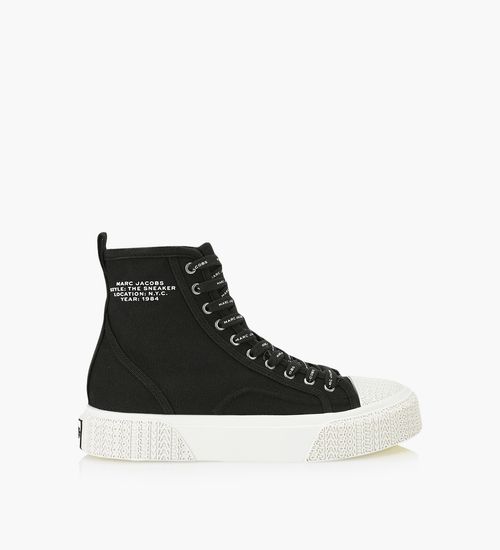 Black high top sneakers womens store