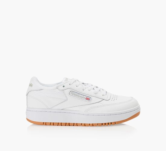Womens white reeboks discount