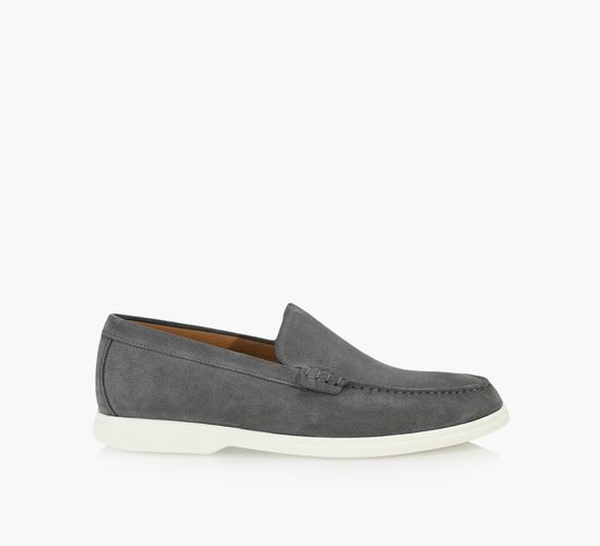 Grey moccasins mens new arrivals