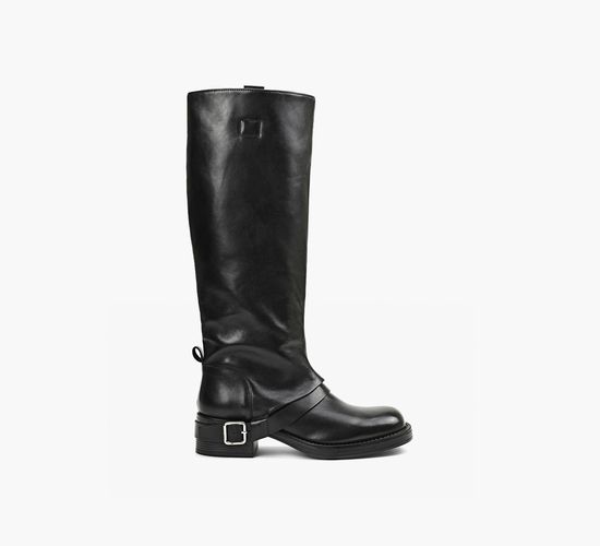 Girls tall leather boots best sale