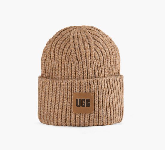 CHUNKY RIB BEANIE HAT