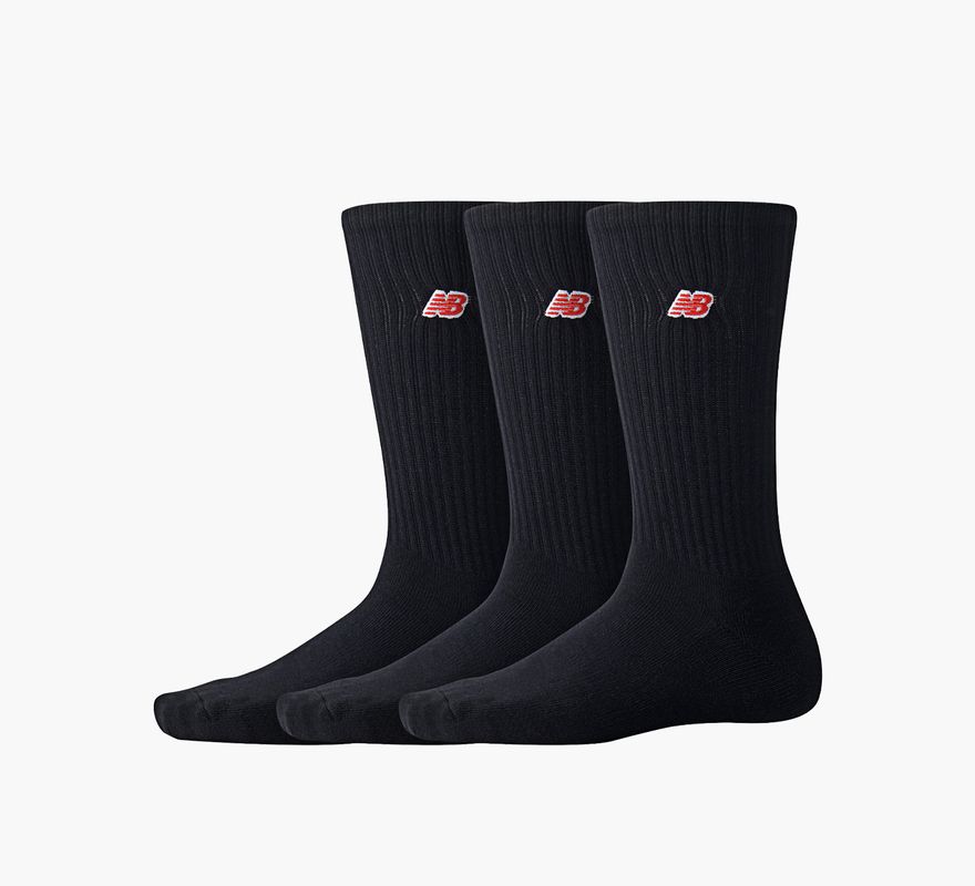 UNISEX LOGO CREW SOCKS 3 PAIRS