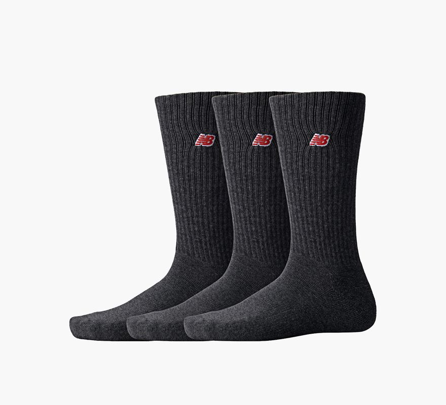 UNISEX LOGO CREW SOCKS 3 PAIRS