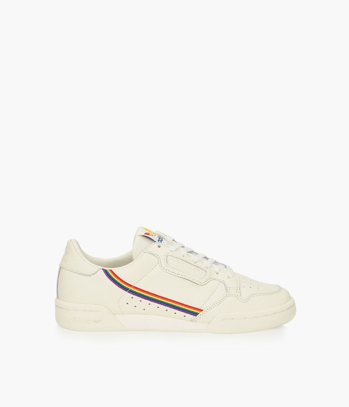 ADIDAS CONTINENTAL 80 S PRIDE White Colour Leather Browns Shoes