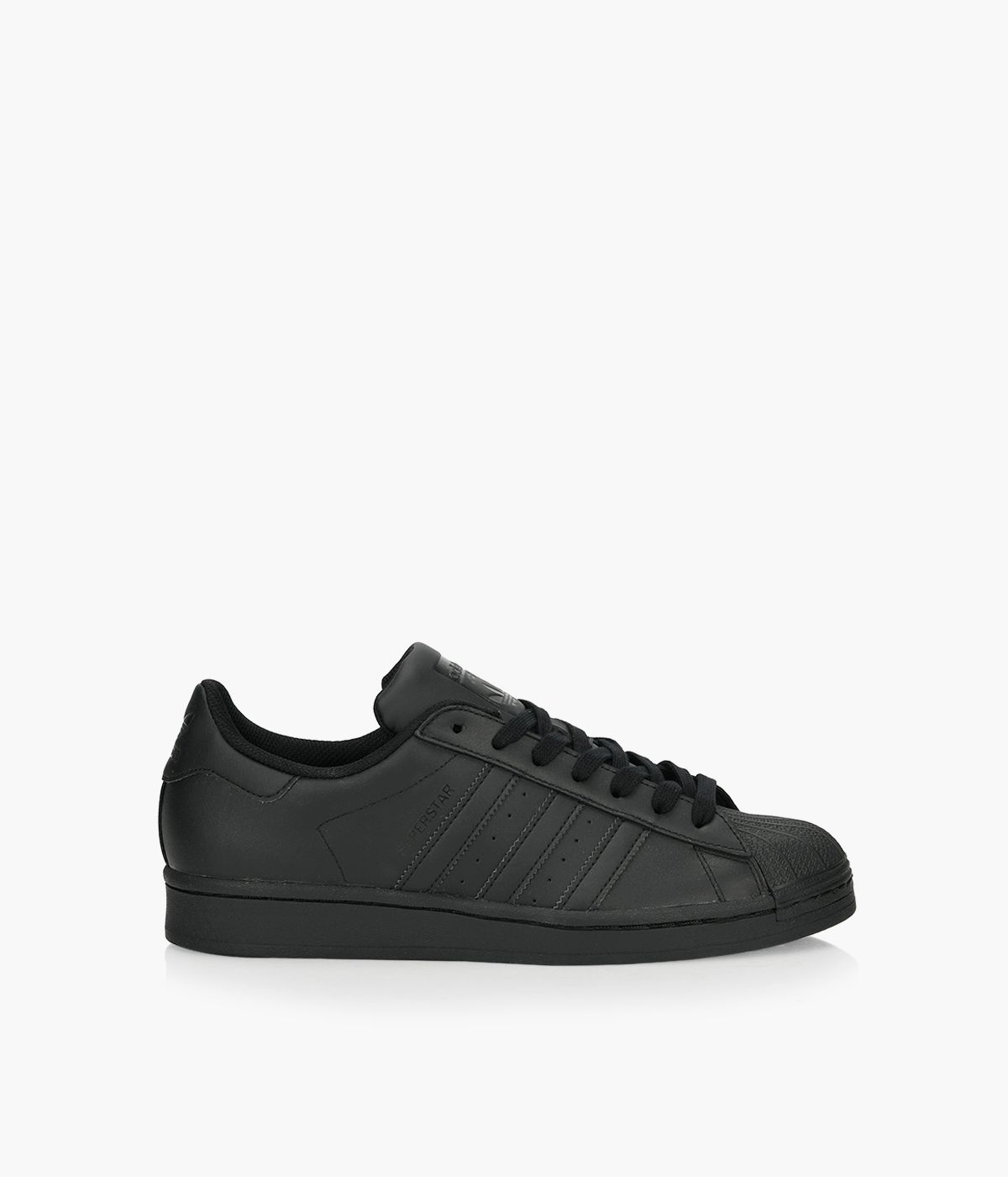 Adidas black leather shoes mens outlet