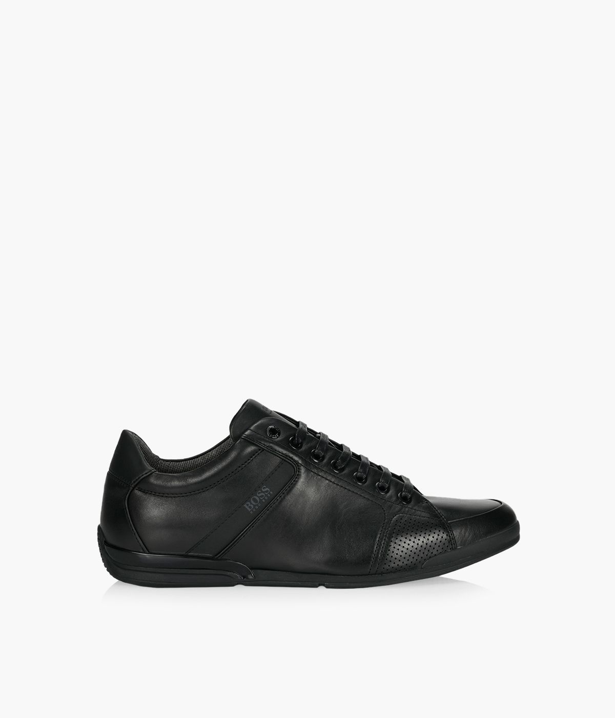 BOSS SATURN LOWP LUX4 Black Leather Browns Shoes