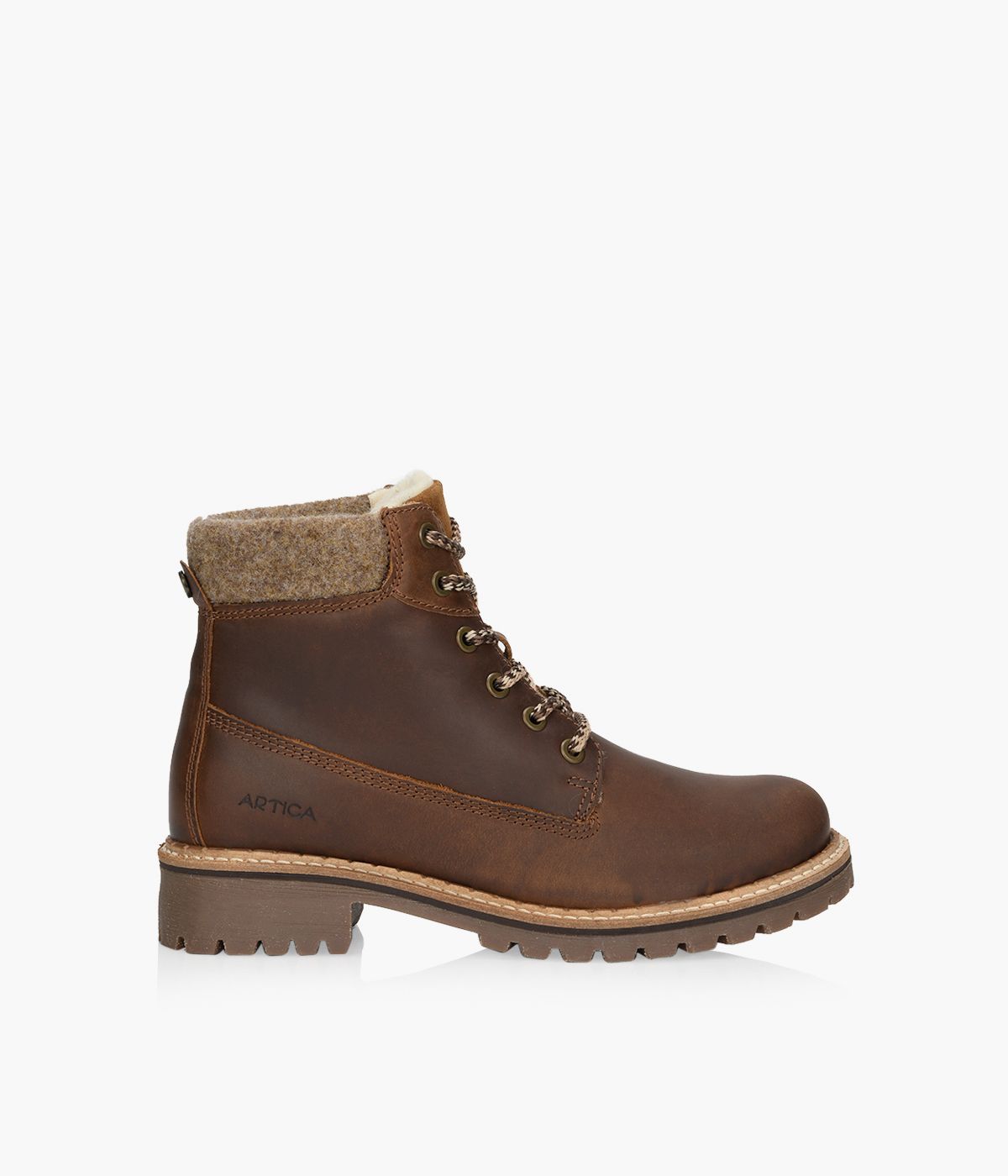 ARTICA BANFF Leather Browns Shoes