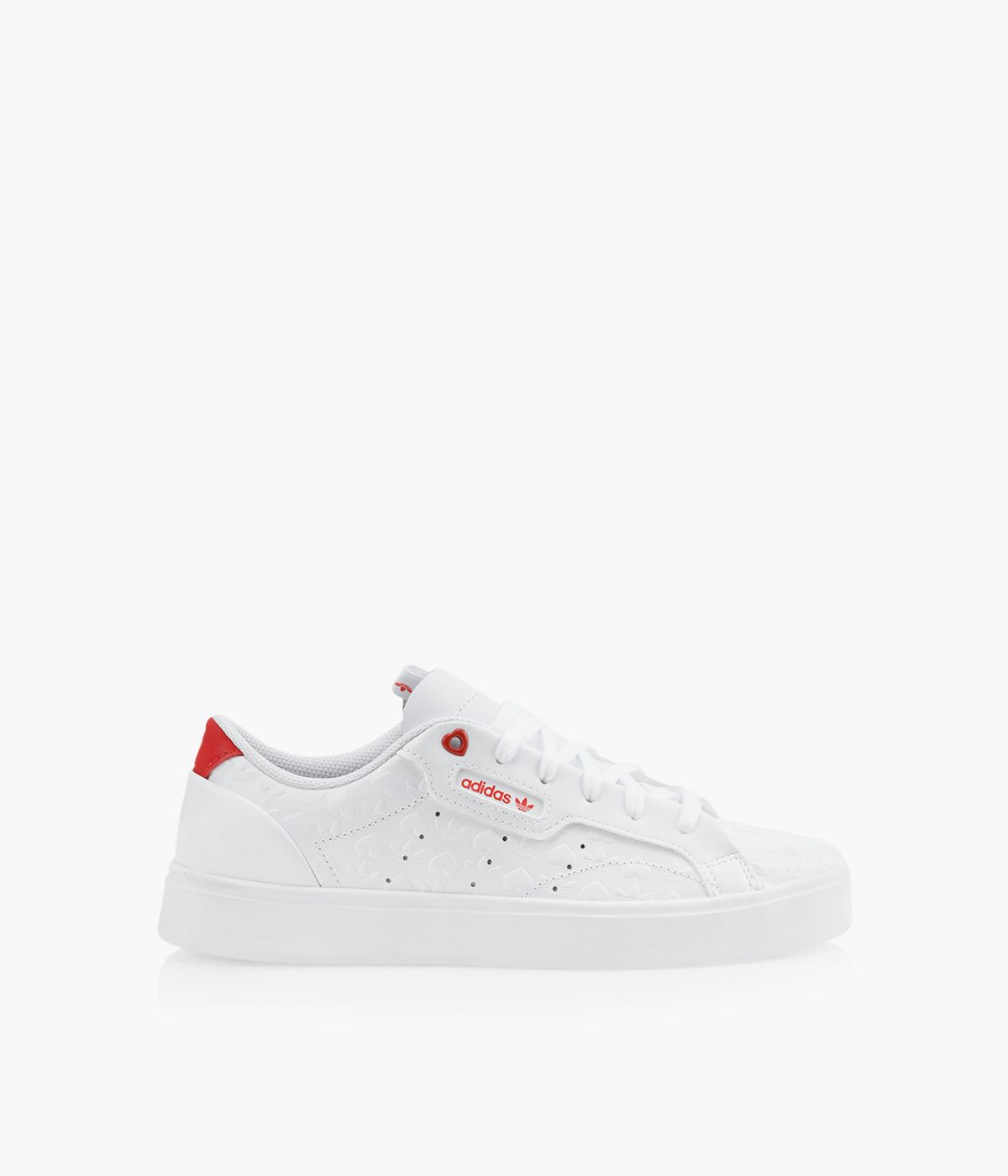 ADIDAS SLEEK W White Colour Leather Browns Shoes