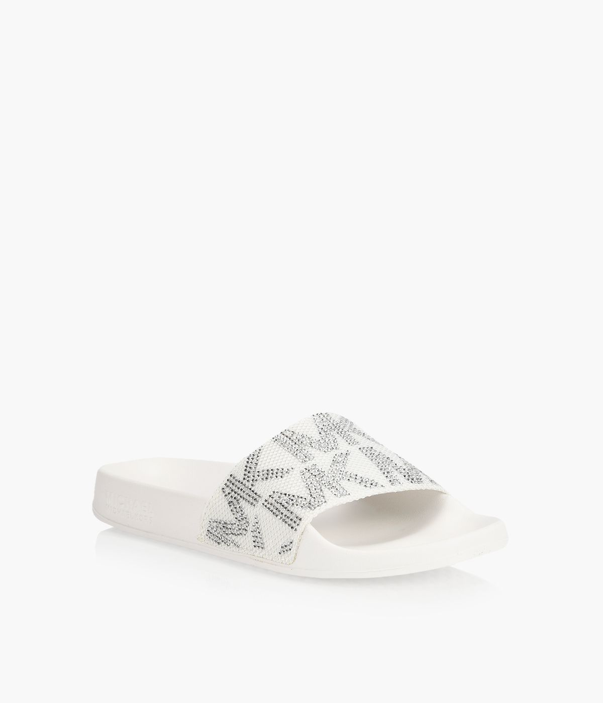 Michael kors white breath sliders
