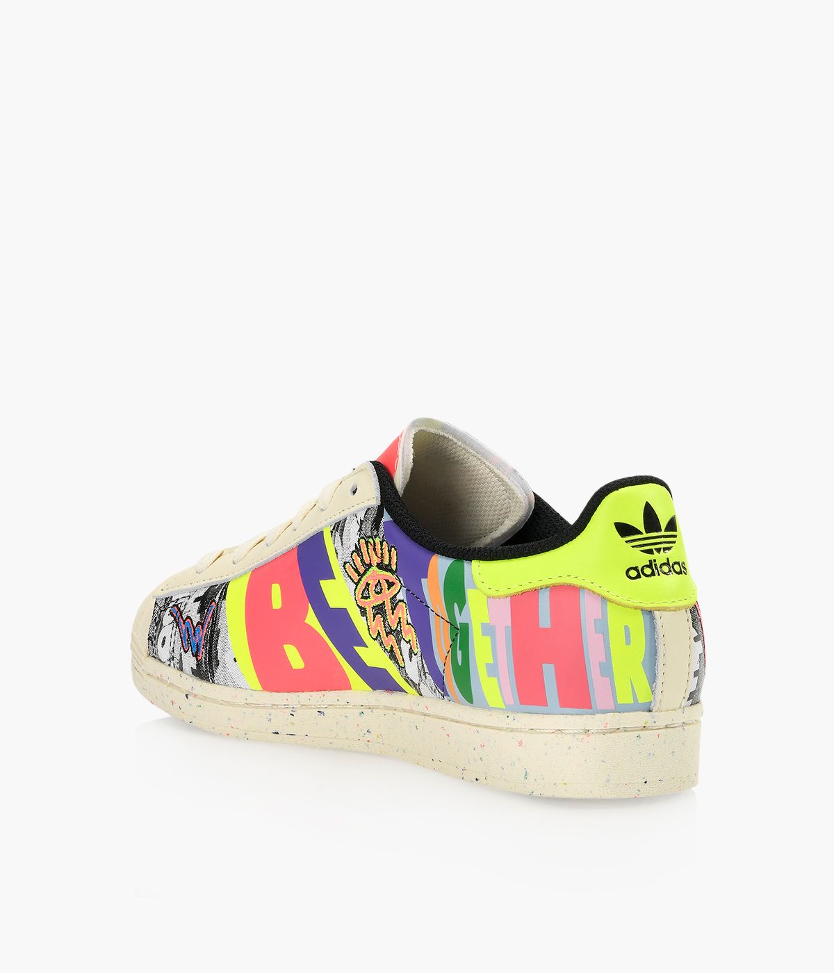 ADIDAS SUPERSTAR PRIDE Multicolour Leather Browns Shoes