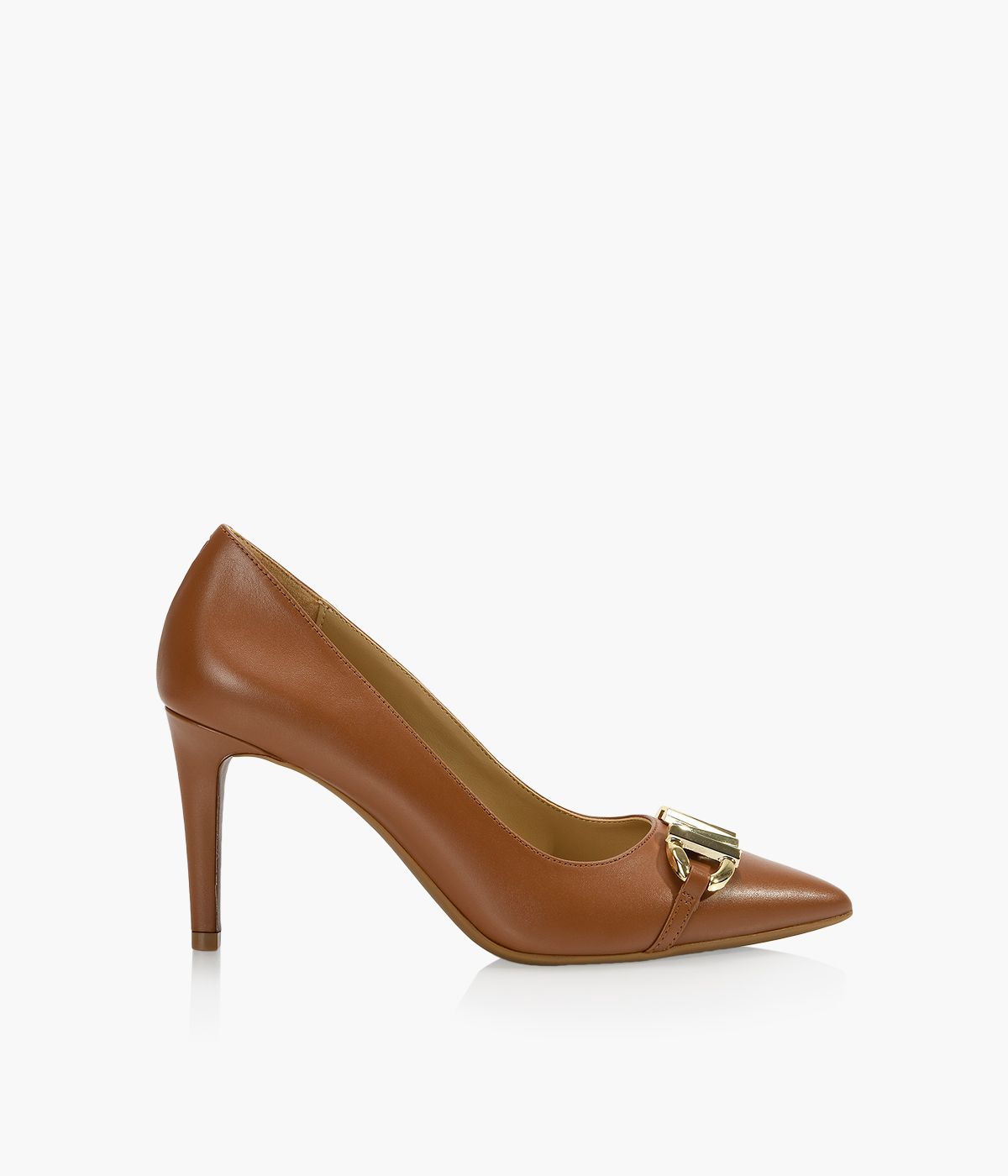 MICHAEL MICHAEL KORS IZZY FLEX PUMP Tan Leather Browns Shoes