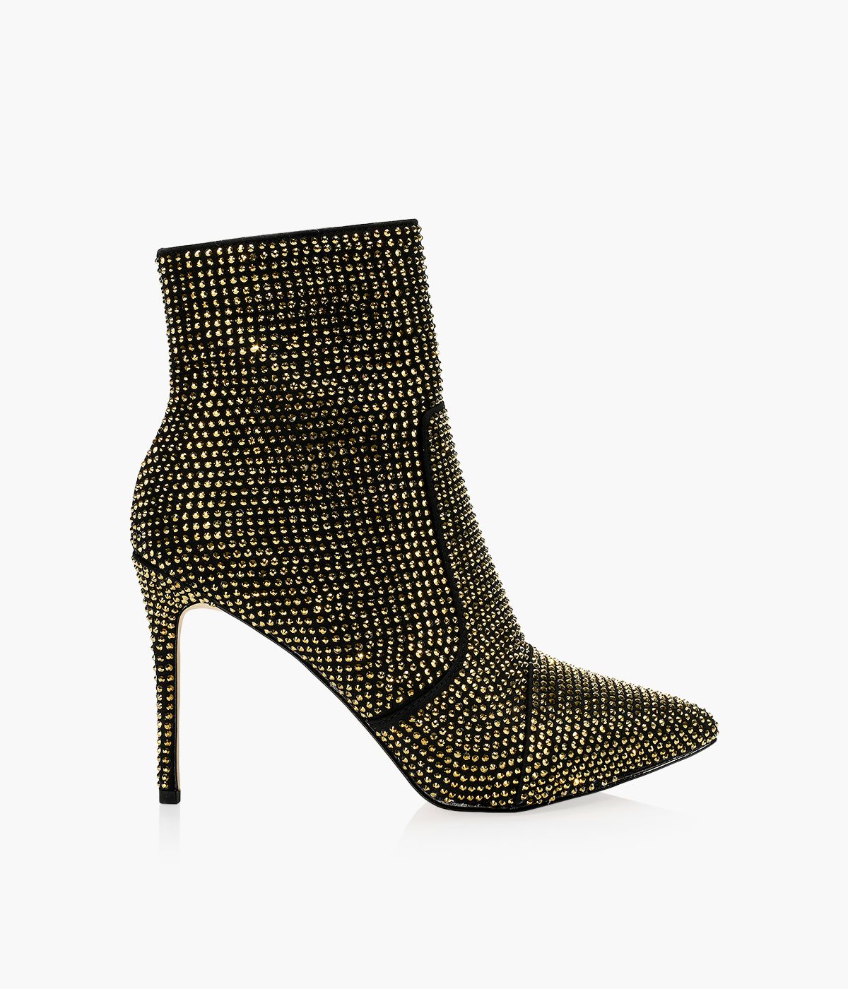 Black stiletto bootie 2025