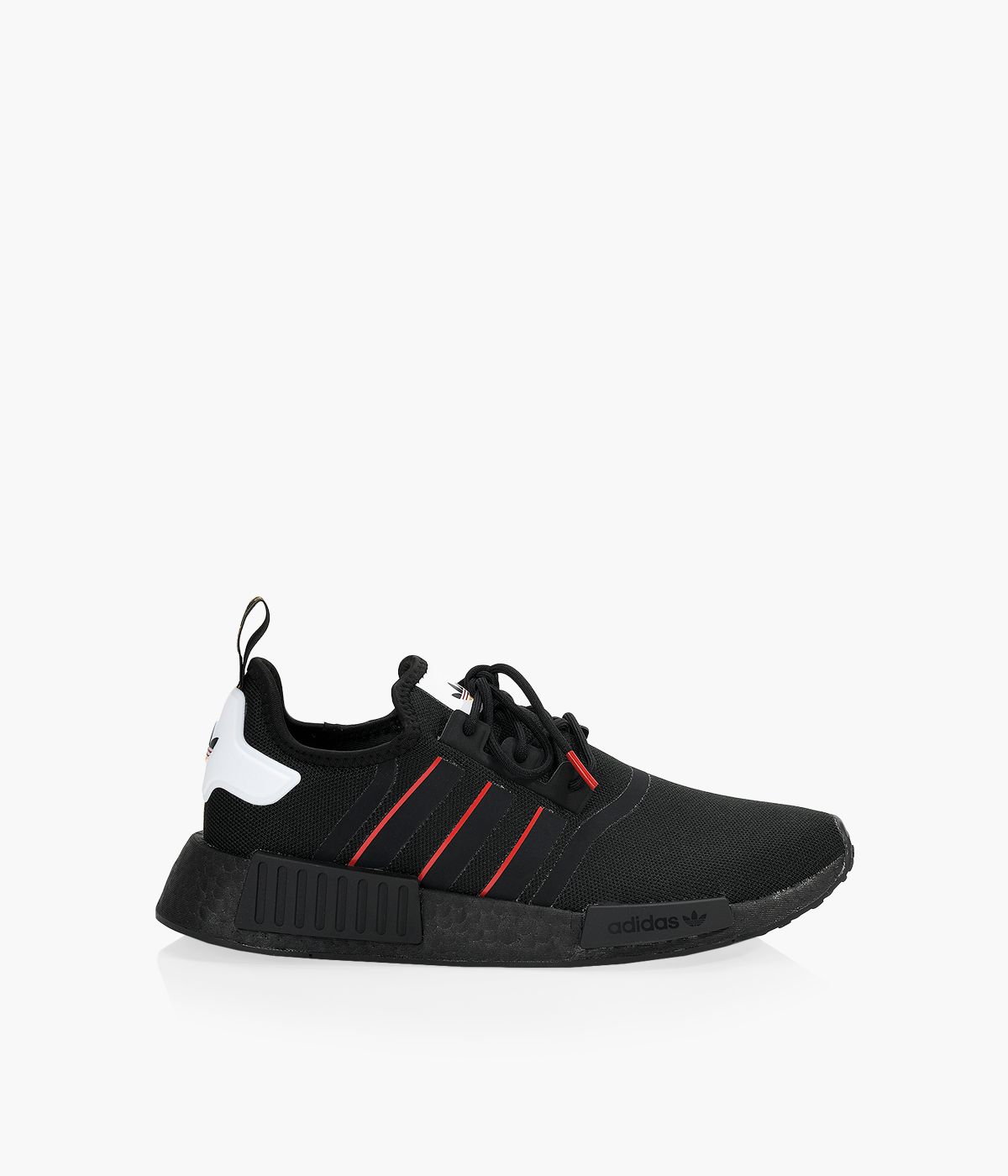 Adidas nmd mens red and black top